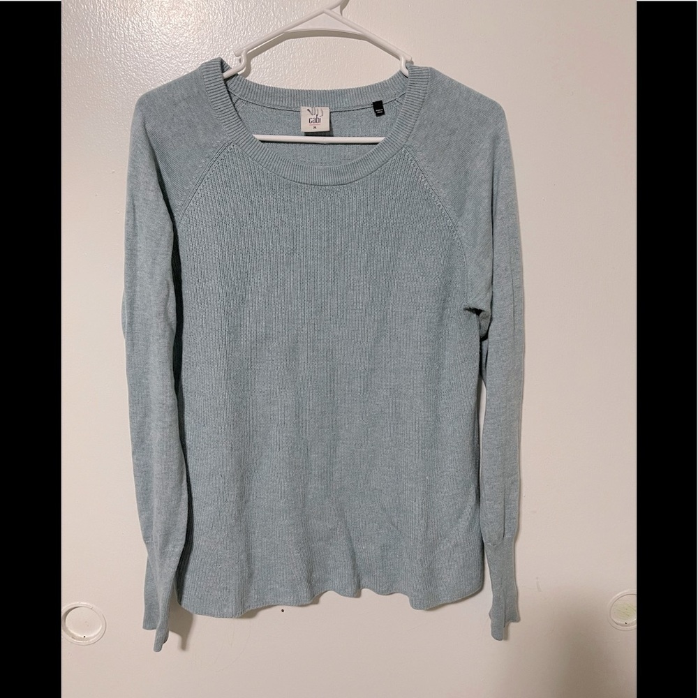 CAbi long sleeve light blue